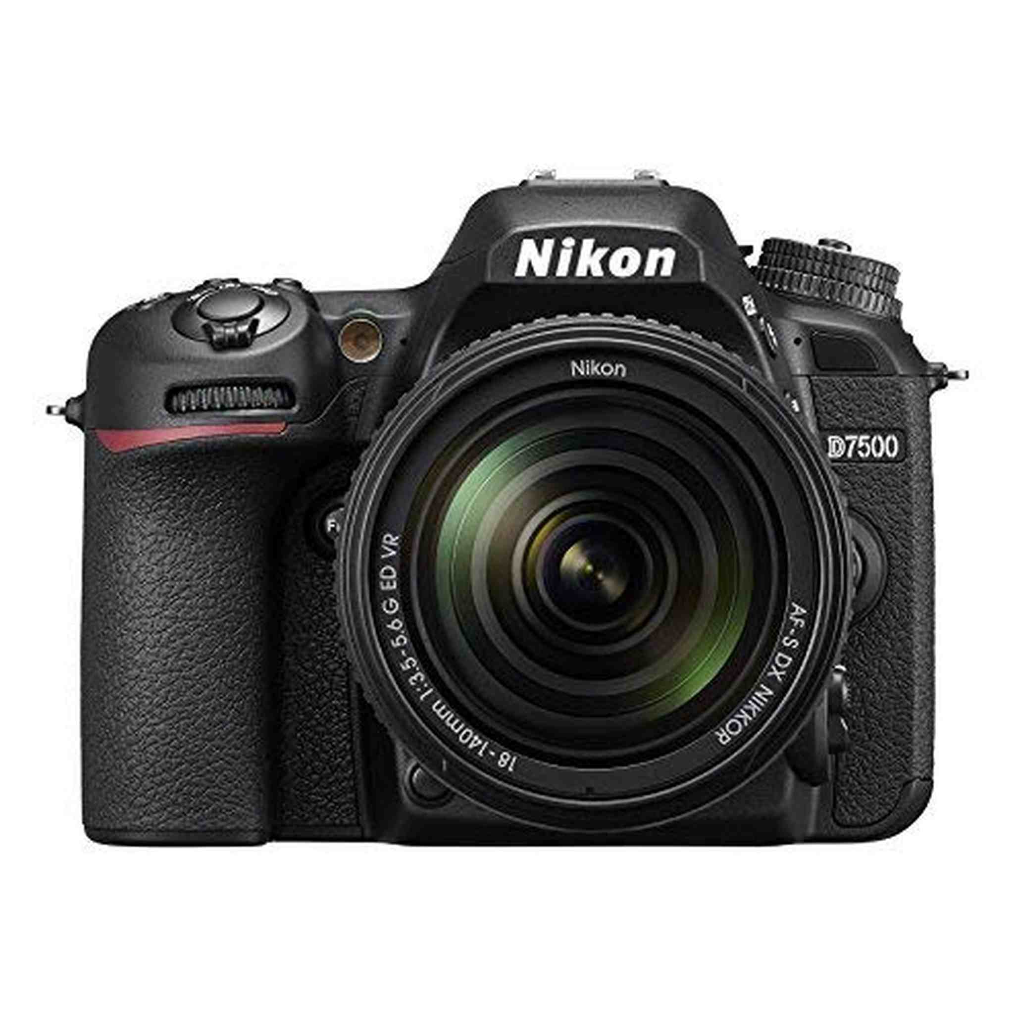 Nikon D7500 20.9MP DSLR Camera with AF-S DX NIKKOR 18-140mm f/3.5-5.6G ED VR Lens, Black Renewed - Reconditioned Nikon