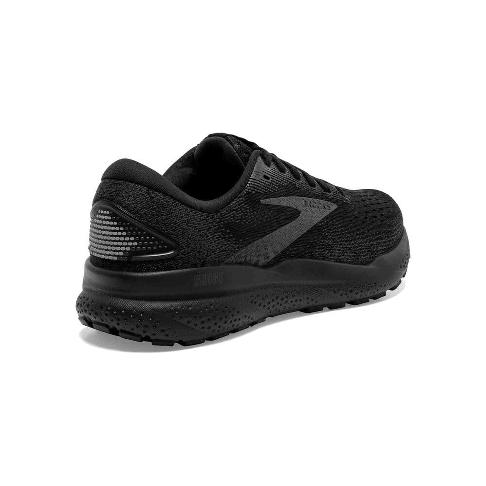 Brooks Men’s Ghost 16 Neutral Running Shoe - Black/Black/Ebony - 8.5 Medium