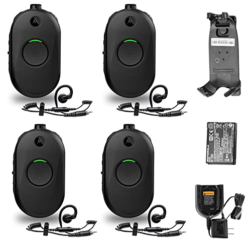 4 x Motorola CLP1010e 1-Channel 2-Way UHF Business Radio CLP1010E + More