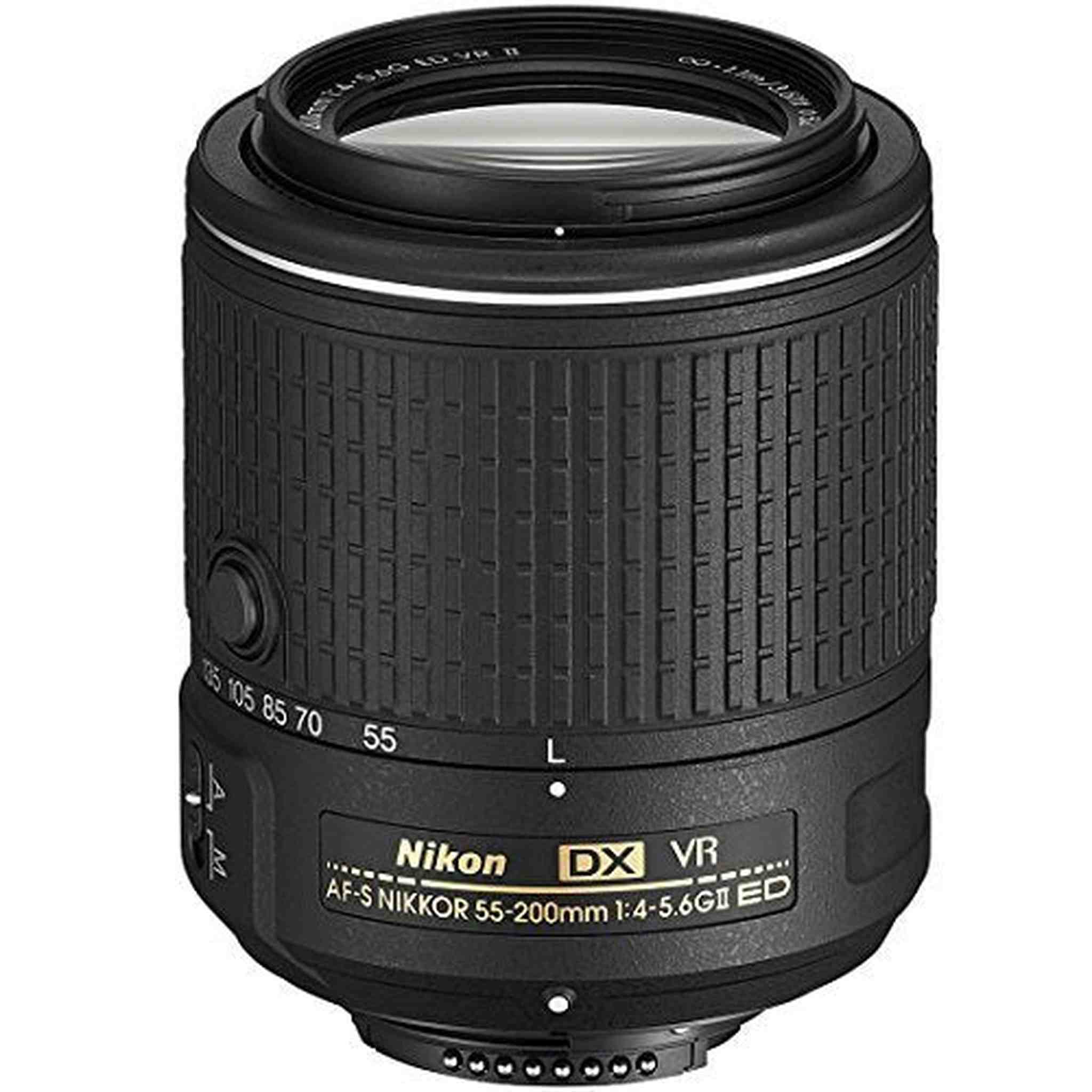 Nikon 55-200mm f/4-5.6G VR II DX AF-S ED Zoom-Nikkor Lens Renewed - Reconditioned Nikon
