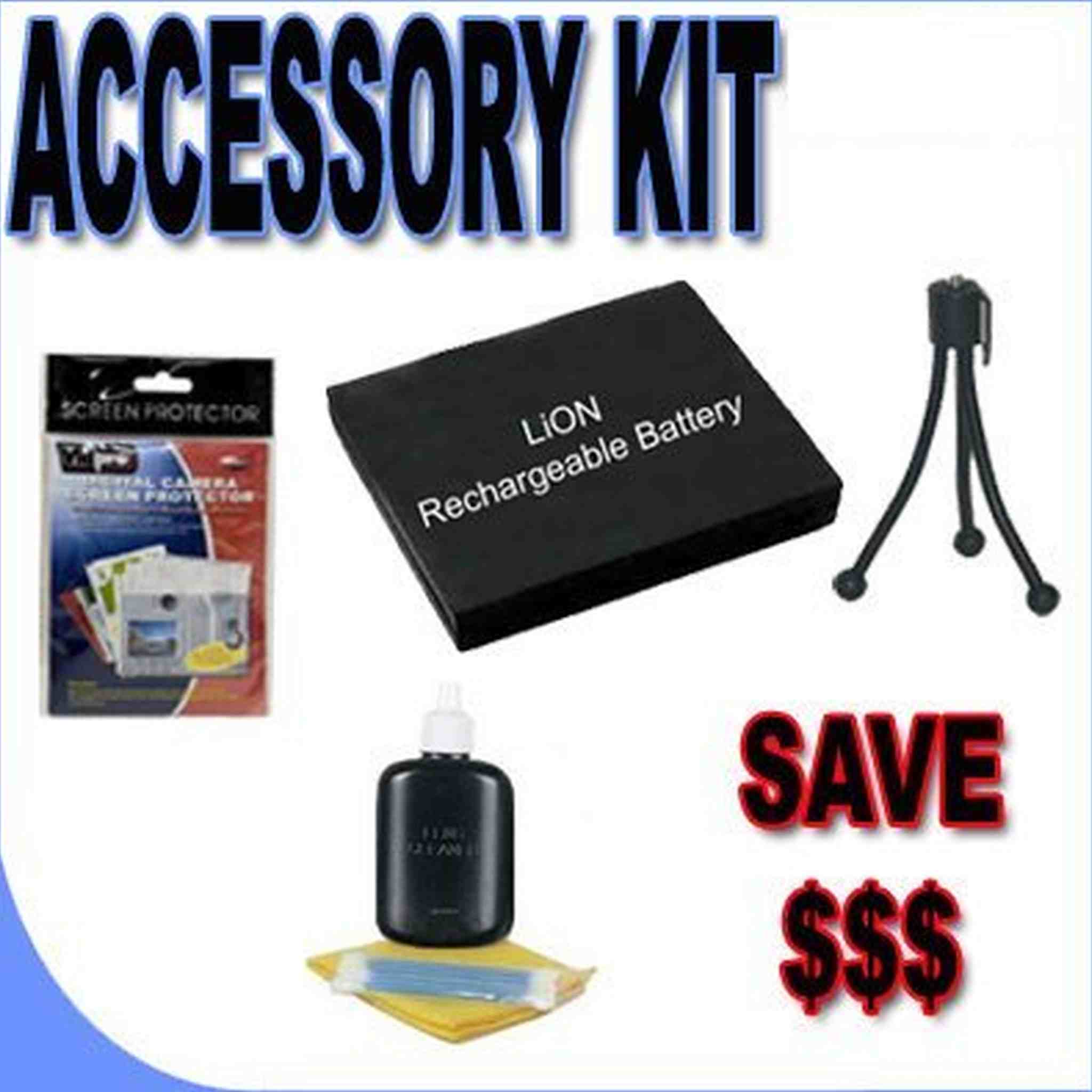 BigVALUEInc Accessory Saver CGAS002 Replacement Lithium Ion Battery Bundle for Panasonic DMC Lumix Digital Cameras
