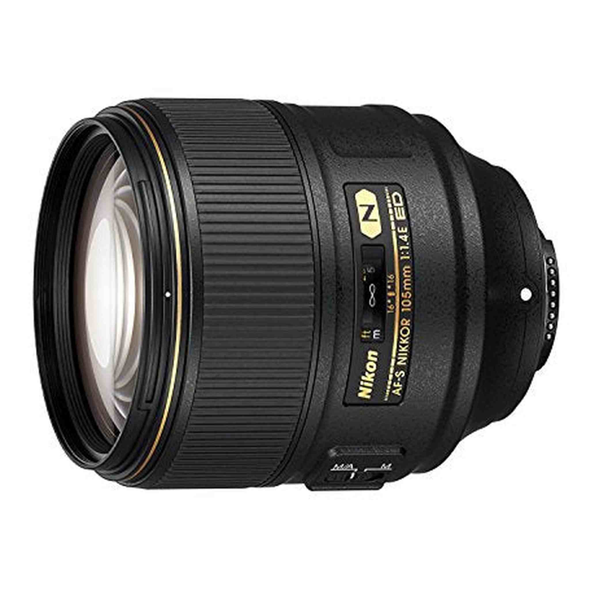 Nikon AF-S FX NIKKOR 105mm f/1.4E ED Lens with Auto Focus for Nikon DSLR Cameras - Refurbished - Used Nikon