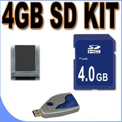 4GB SD/HC Memory Card Secure Digital BigVALUEInc Accessory Saver Bundle for Digital Recorders