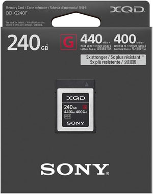 Sony Professional XQD G Series 240GB Memory Card QD-G240F 4-Pack