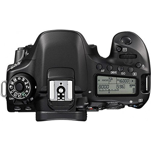 Canon EOS 80D DSLR Camera Body Only Memory Bundle (International Model)