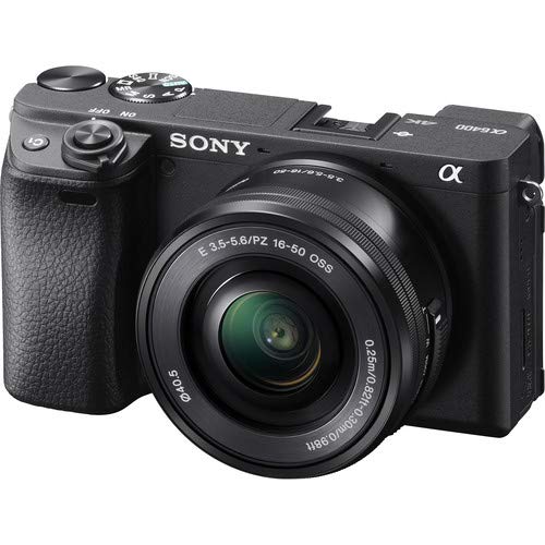 Sony Alpha a6400 Mirrorless Digital Camera with 16-50mm Lens Kit with Sony FE 85mm f/1.4 GM Lens and More - Internationa