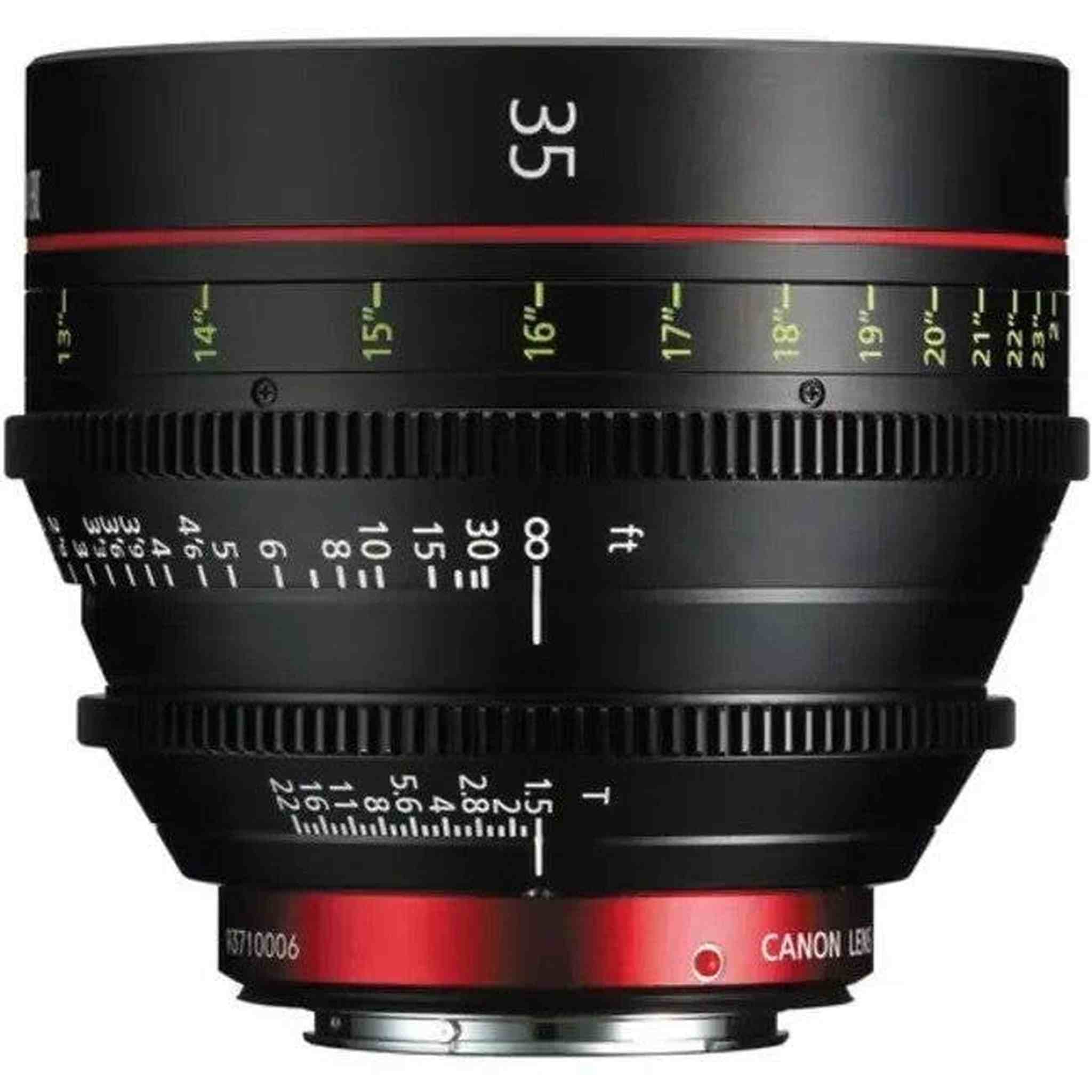 Canon CN-E 35mm T1.5 L F Cinema Prime Lens EF Mount