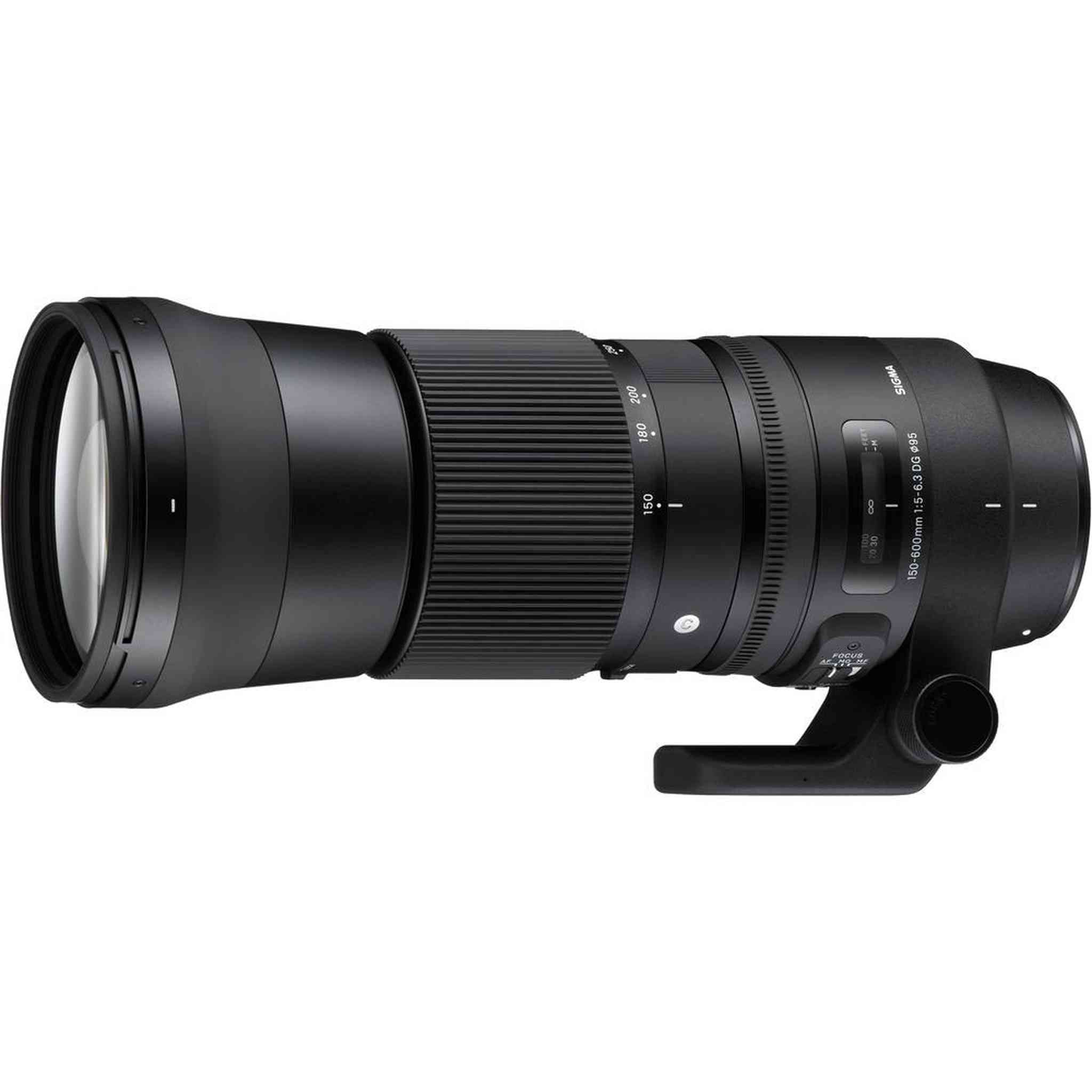 Sigma 150-600mm f/5-6.3 DG OS HSM Contemporary Lens for Canon EF with Pro Filter Certified Refurbished - Reconditioned Sigma