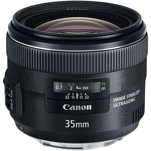 Canon EF 35mm f/2 is USM Lens for Canon EF Mount + Accessories (International Model with 2 Year Warranty)