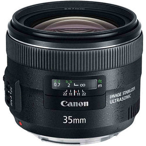 Canon EF 35mm f/2 is USM Lens for Canon EF Mount + Accessories International Model with 2 Year Warranty