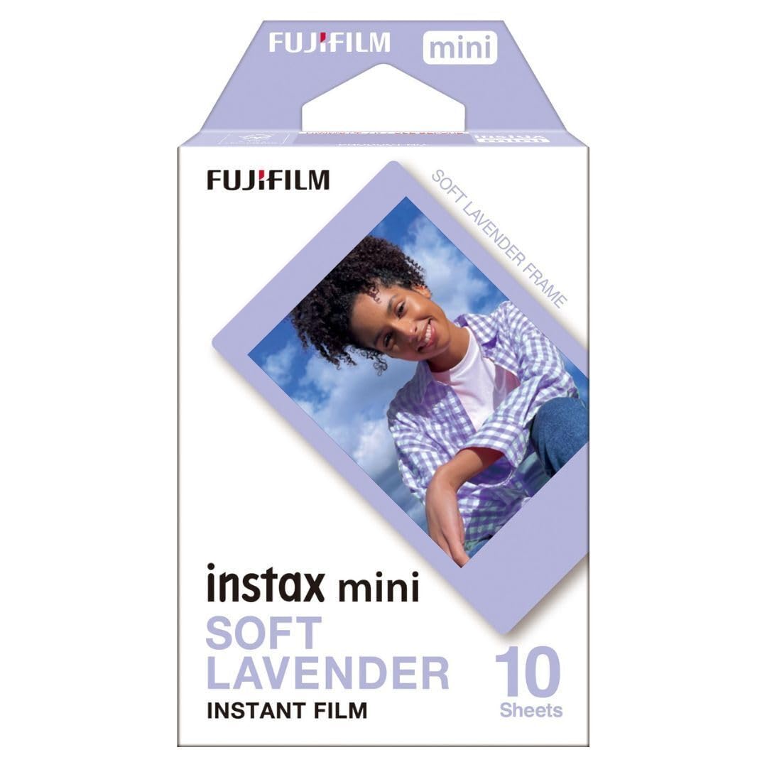 Fujifilm Instax Mini Soft Lavender Instant Film - 10 Exposures