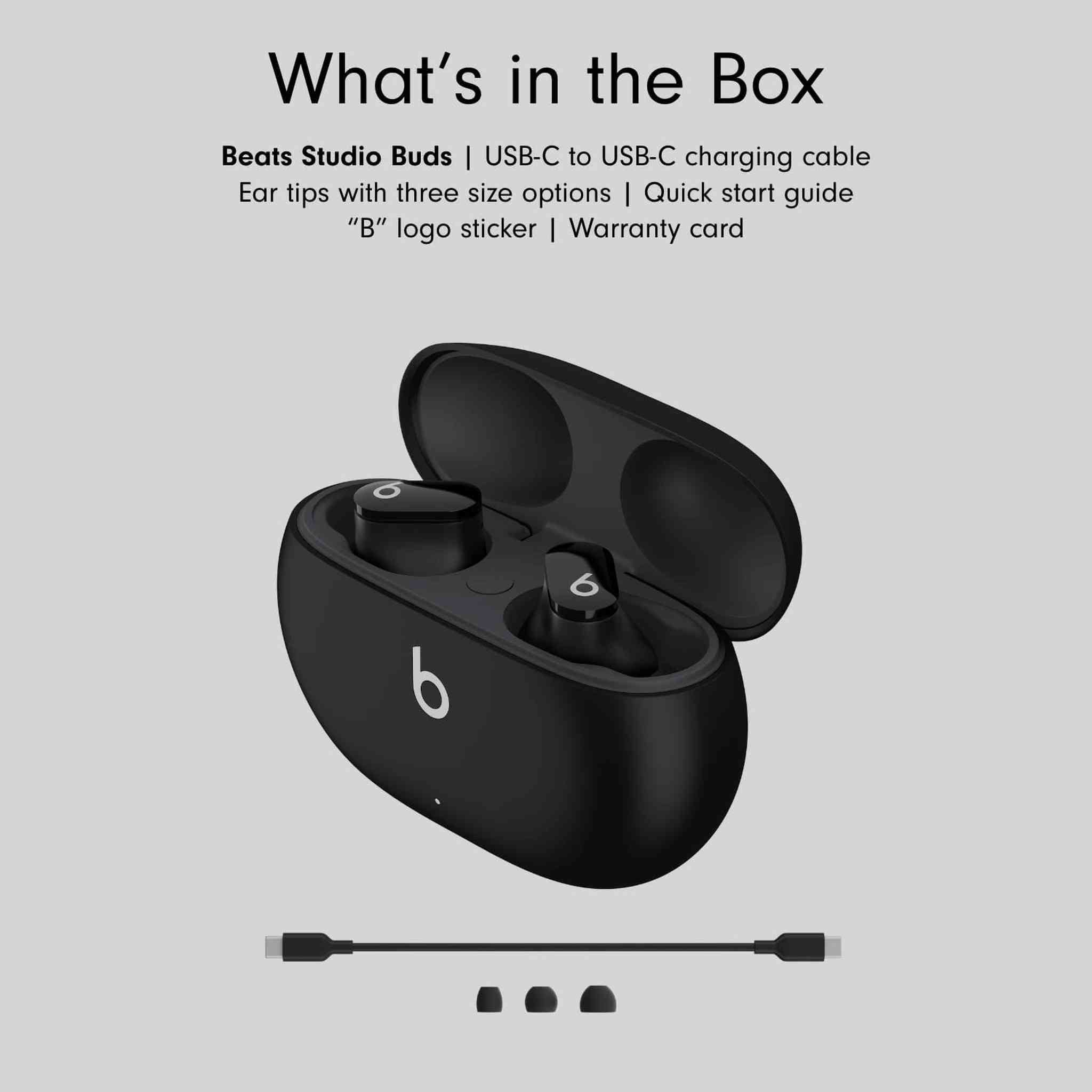Beats Studio Buds True Wireless Earbuds - 8hr Battery, Microphone Asst Colors -
