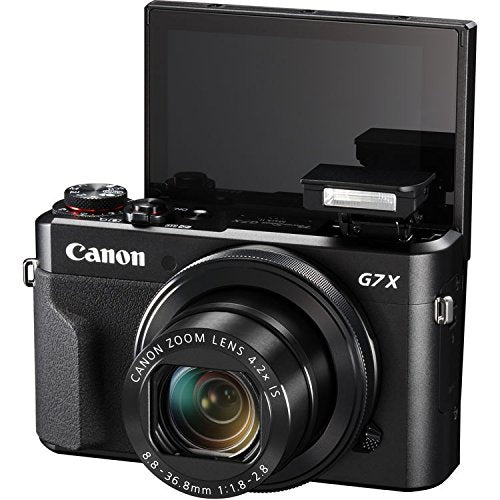 Canon PowerShot G7 X Mark II Digital Camera + 64GB Memory + Extra Battery Bundle