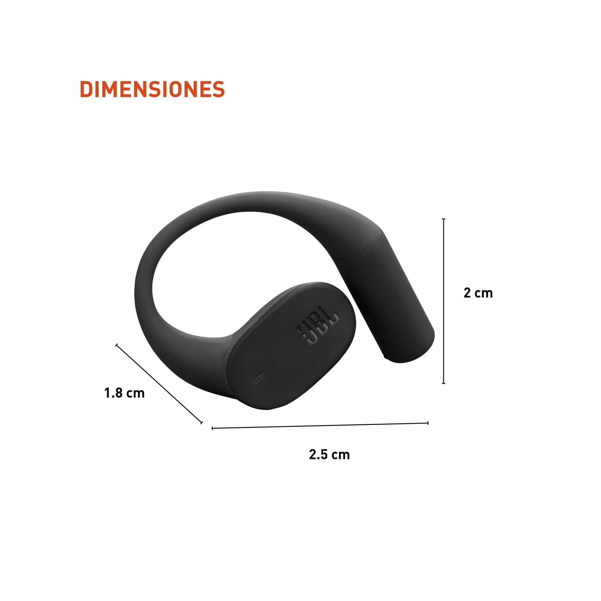 JBL Sense Lite - True Wireless Open-Ear Headphones Black