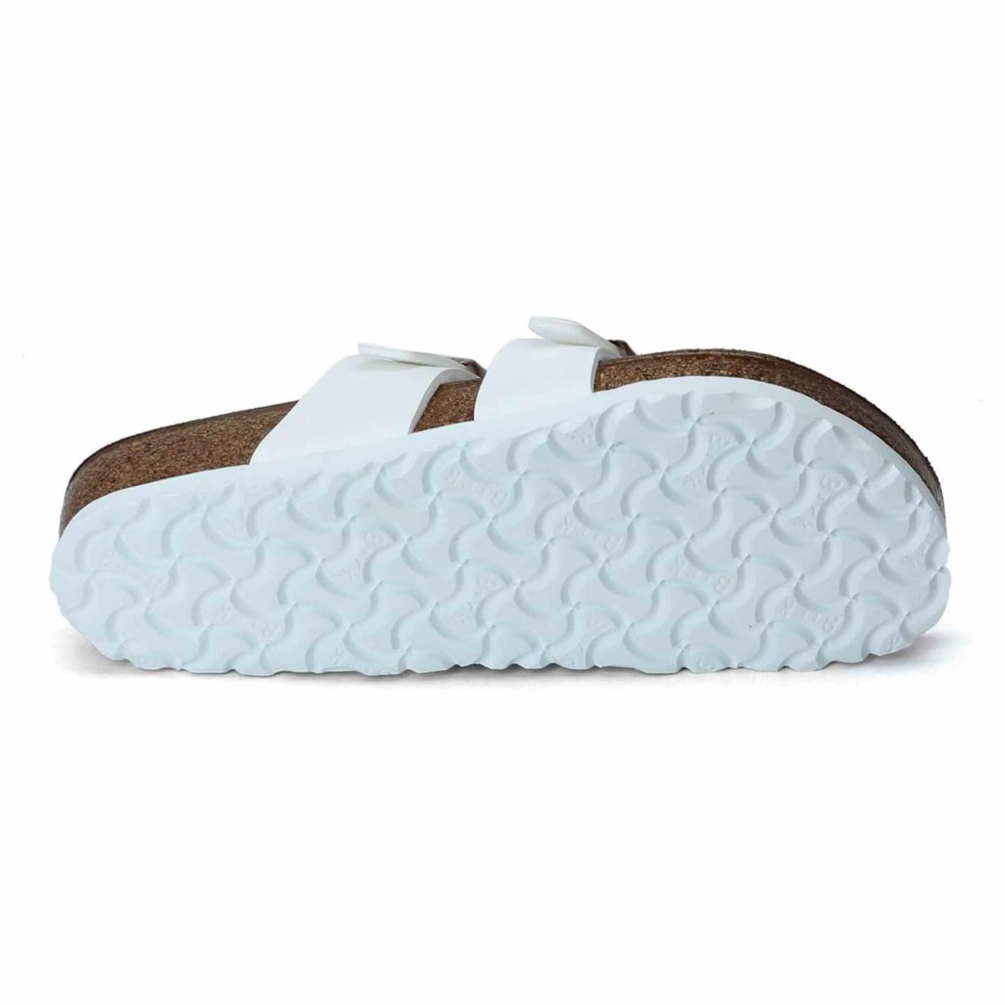 Birkenstock Unisex Mayari Birko-Flor White Sandals 10 W / 8 M US Birkenstock