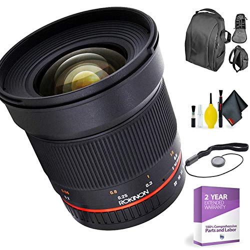 ROKINON 16MM f/2.0 Samsung NX + Deluxe Lens Cleaning Kit Bundle