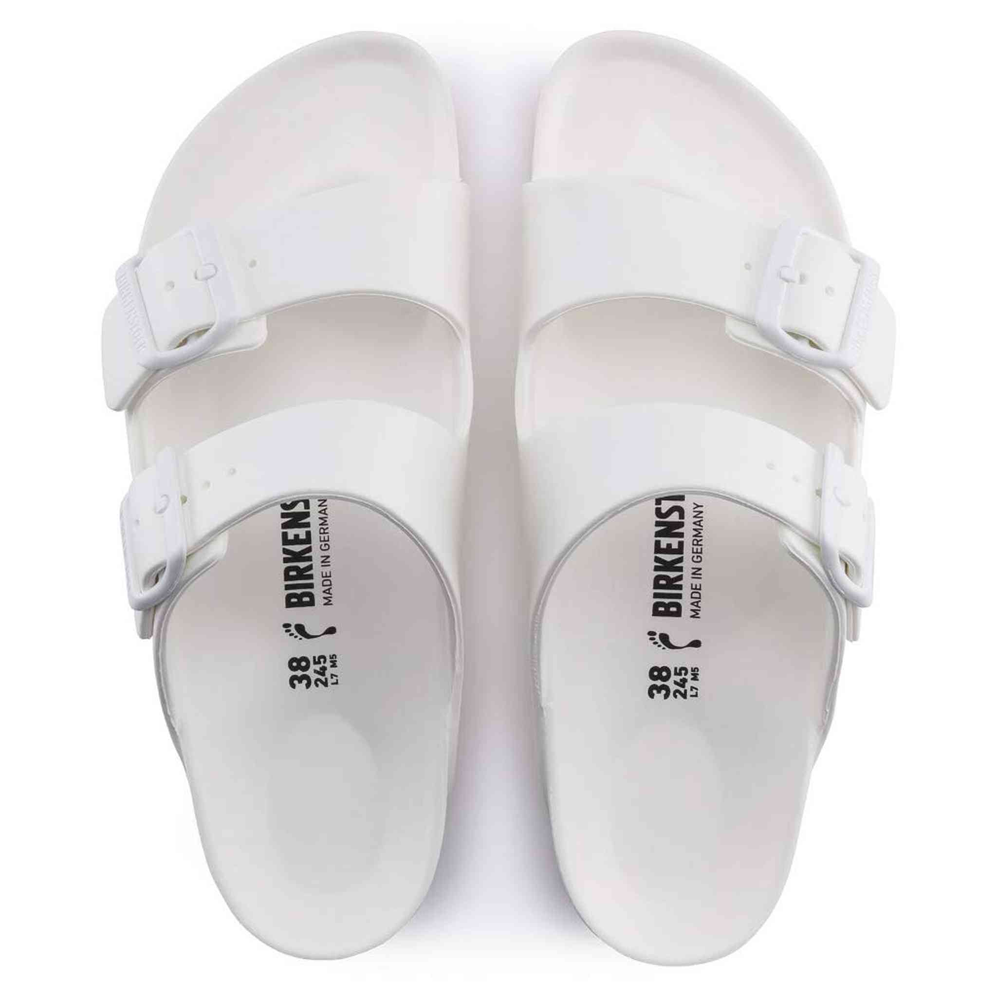 Birkenstock Unisex Arizona Essentials EVA White Sandals - 40 N EU