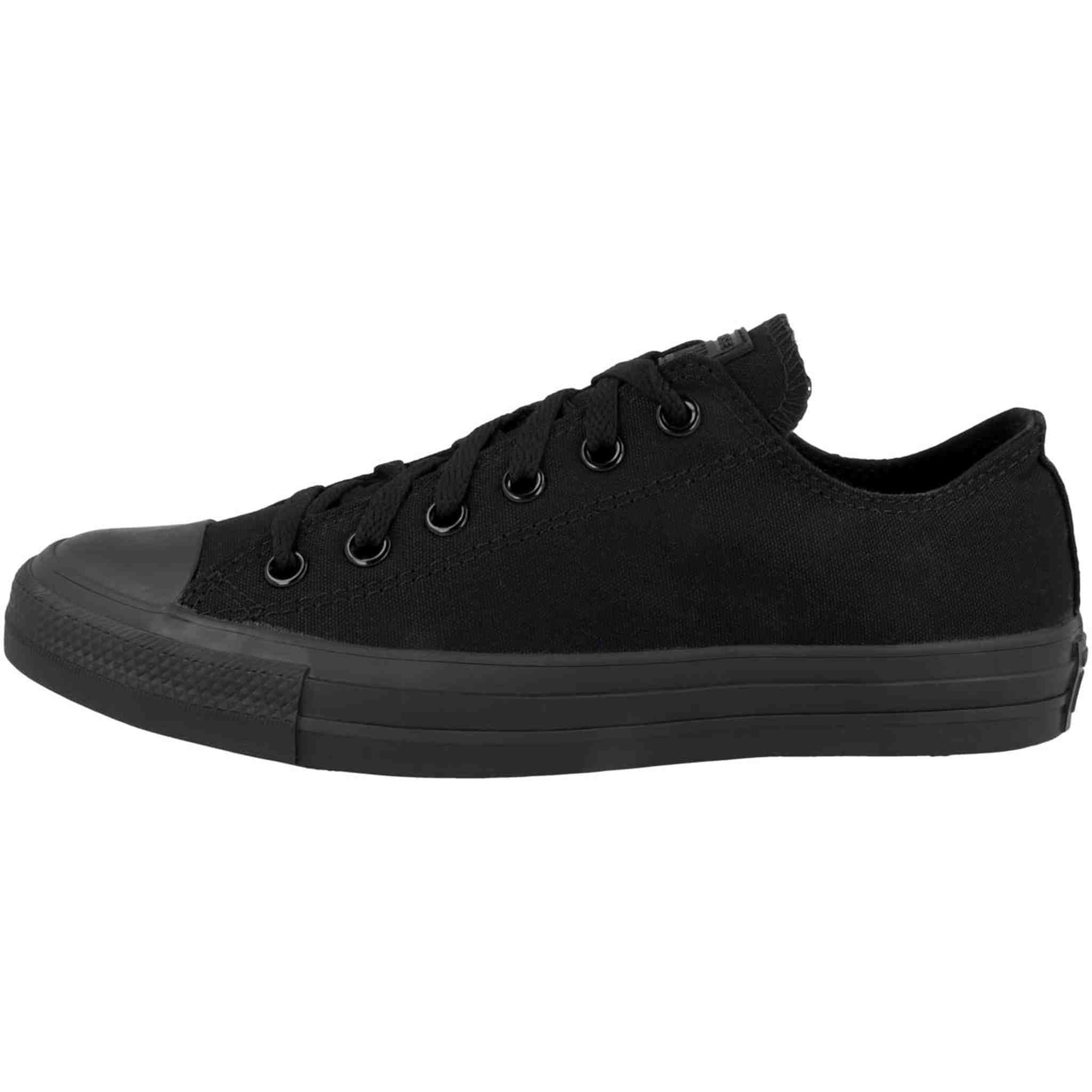 Converse Unisex Chuck Taylor Classic Colors Sneaker ,Black Monochrome, Men's 9 / Women's 11 Medium