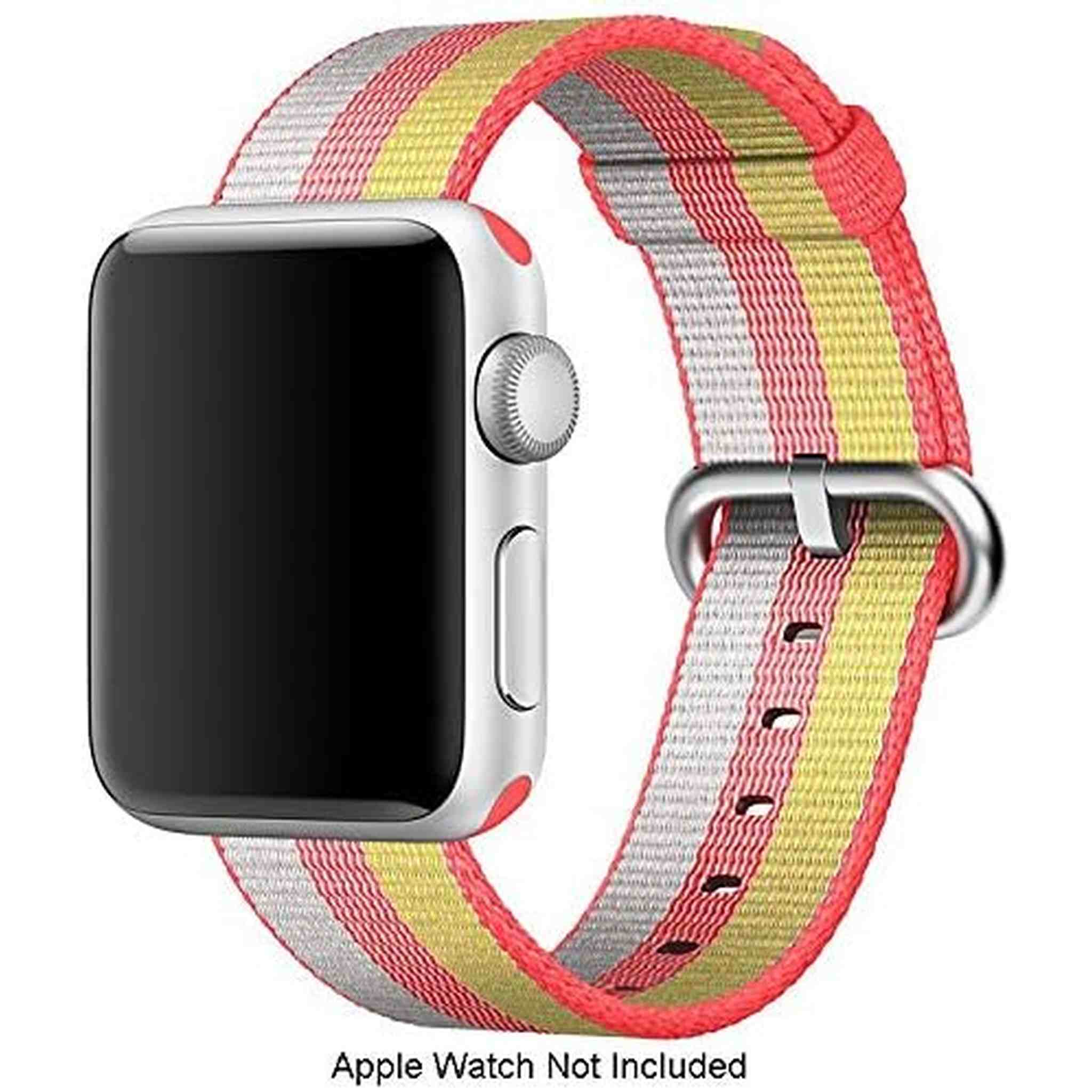 Apple Smartwatch Replacement Woven Nylon Band for Apple Watch - Red Woven Apple
