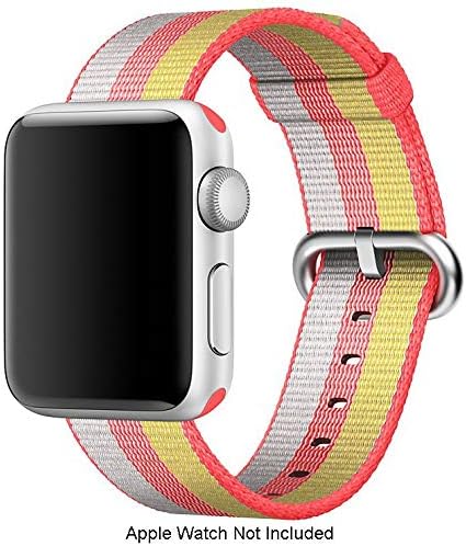 Apple Smartwatch Replacement Woven Nylon Band for Apple Watch - Red Woven