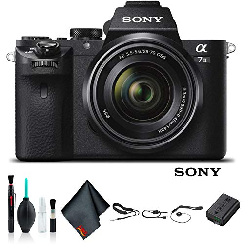 Sony Alpha a7 II Mirrorless Camera with FE 28-70mm f/3.5-5.6 OSS Lens ILCE7M2K/B Bundle