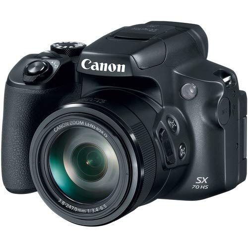 Canon PowerShot SX70 HS Digital Camera - With 32GB Memory Card, Bag, Cleaning Kit, and More