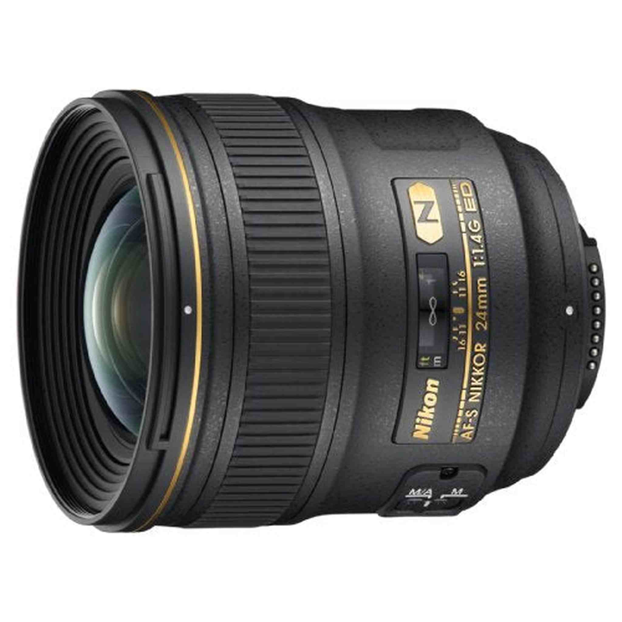 Nikon AF-S FX NIKKOR 24mm f/1.4G ED Wide-Angle Prime Lens for Nikon DSLR Cameras - Used Nikon