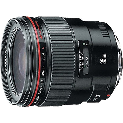 Canon EF 35mm f/1.4L USM Wide Angle Lens for Canon SLR Cameras Certified Refurbished - Reconditioned Canon