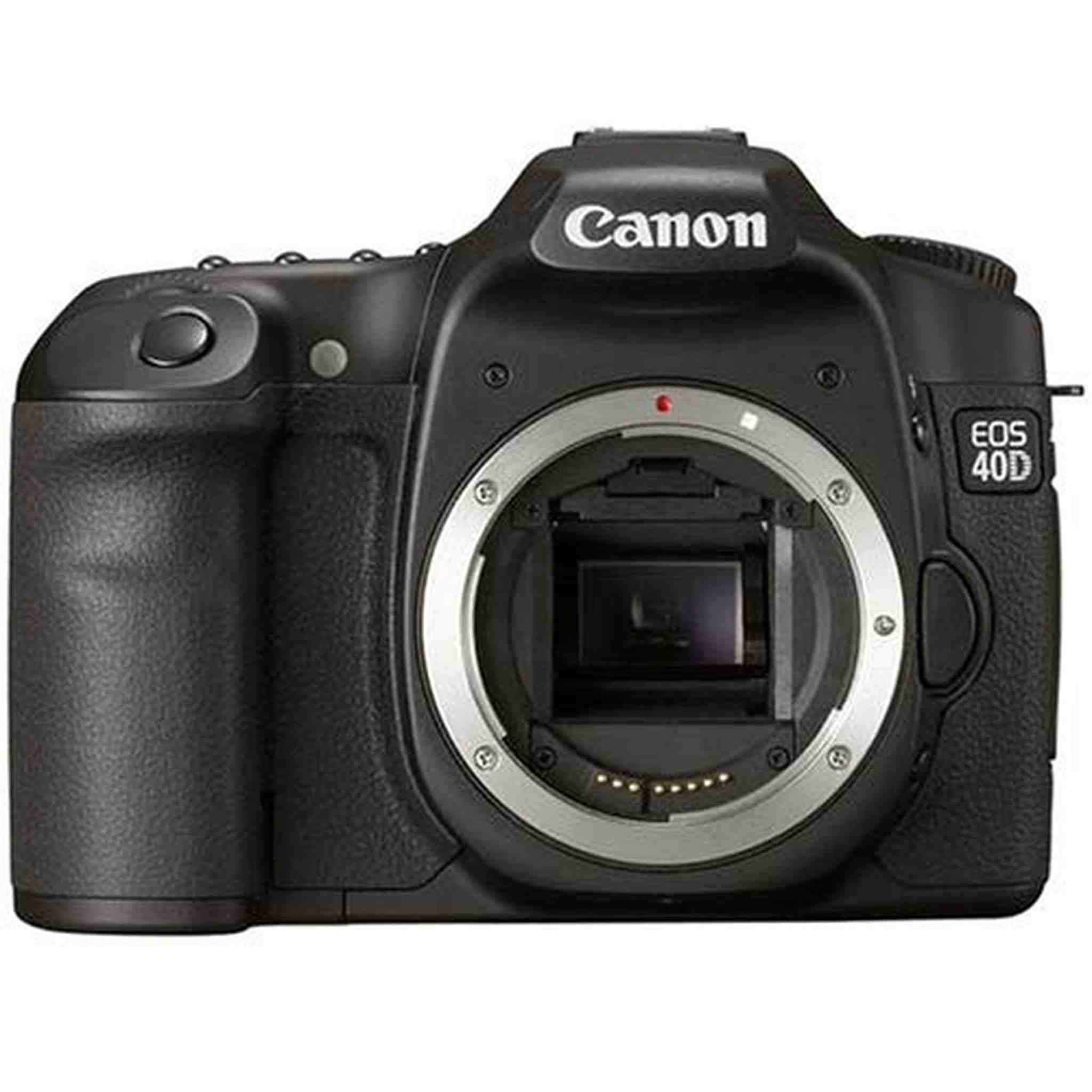 Canon EOS 40D 10.1MP Digital SLR Camera - Black Body Only Speedlite 580EX II - Used Canon