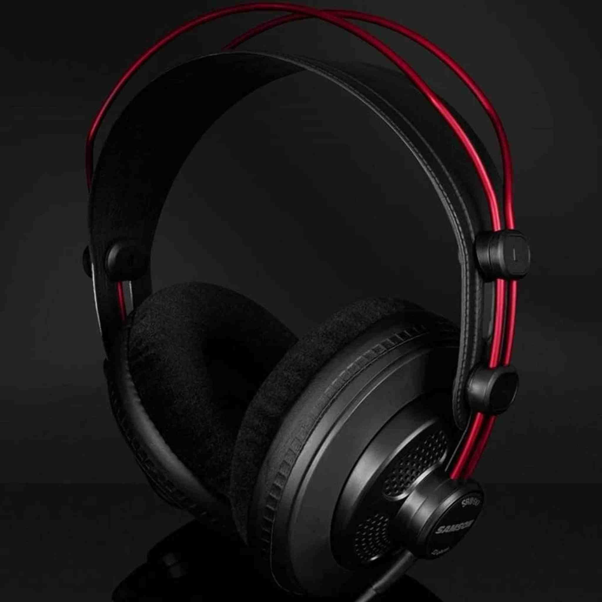 Samson SR860 Over-Ear Professional Semi-Open Studio Reference Small Headphones Headset Samson