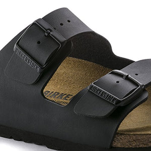 Birkenstock Arizona Unisex Leather Sandal, Black, 37 N EU