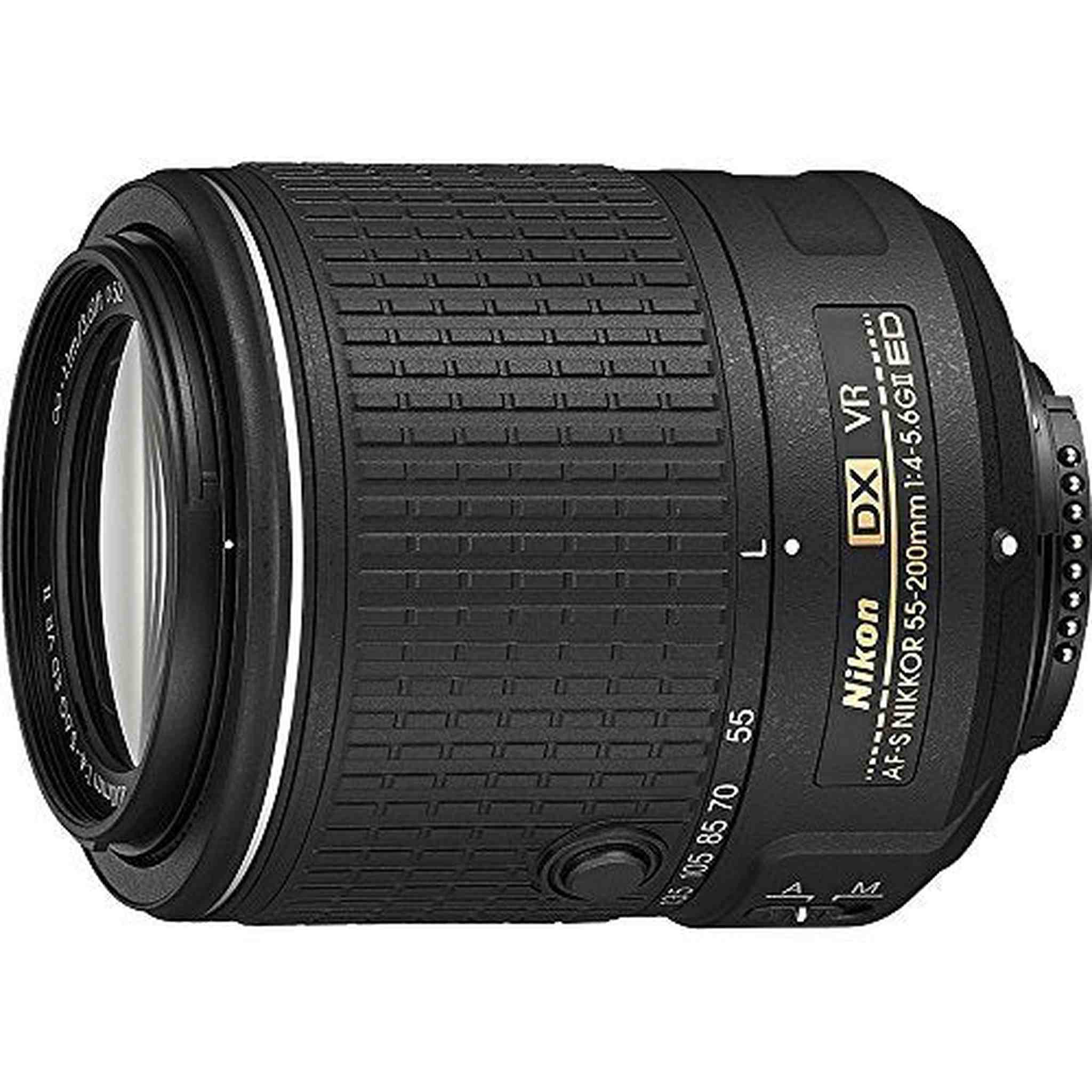 Nikon 55-200mm f/4-5.6G VR II DX AF-S ED Zoom-Nikkor Lens Renewed - Reconditioned Nikon