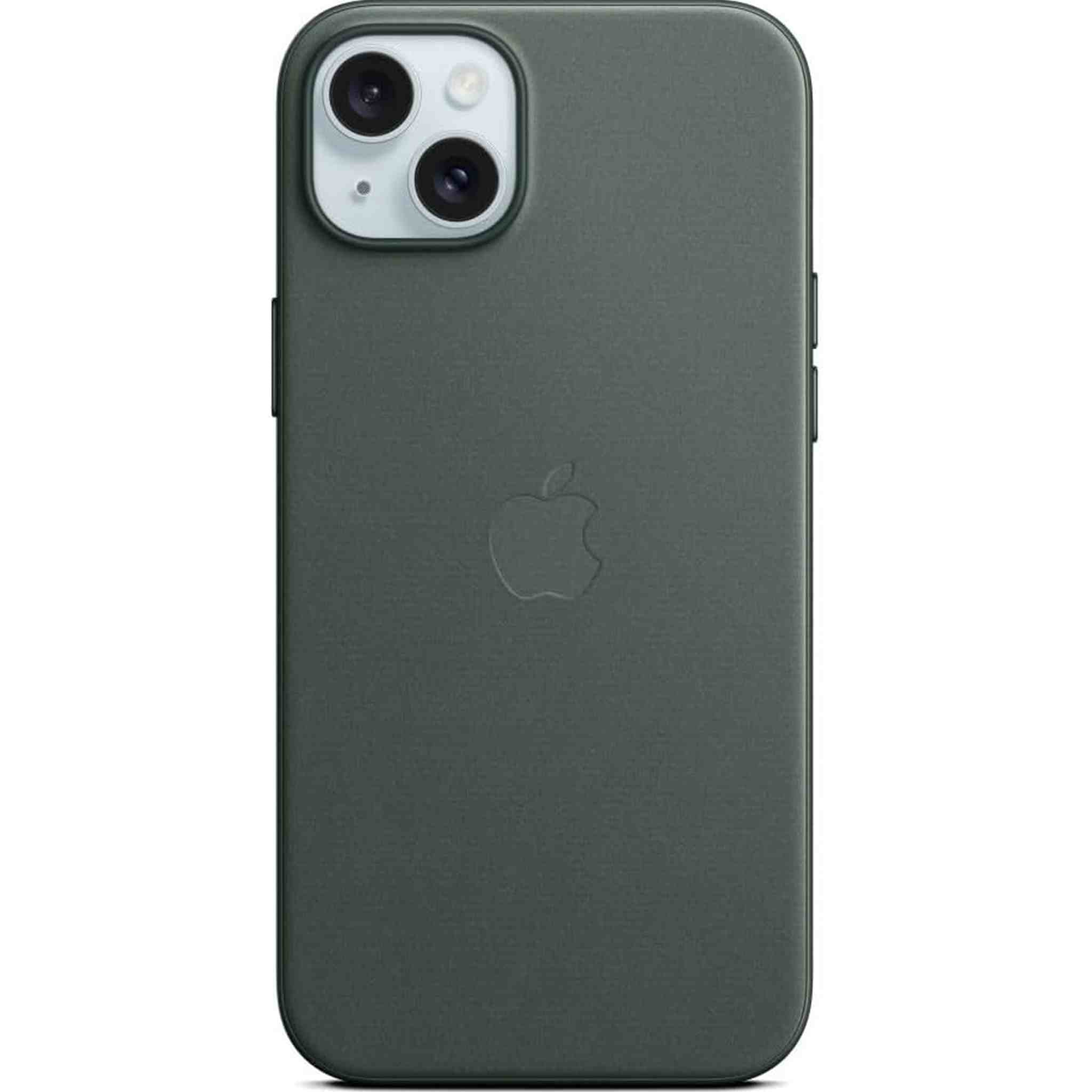 Apple iPhone 15 Plus FineWoven Case with MagSafe - Evergreen Apple