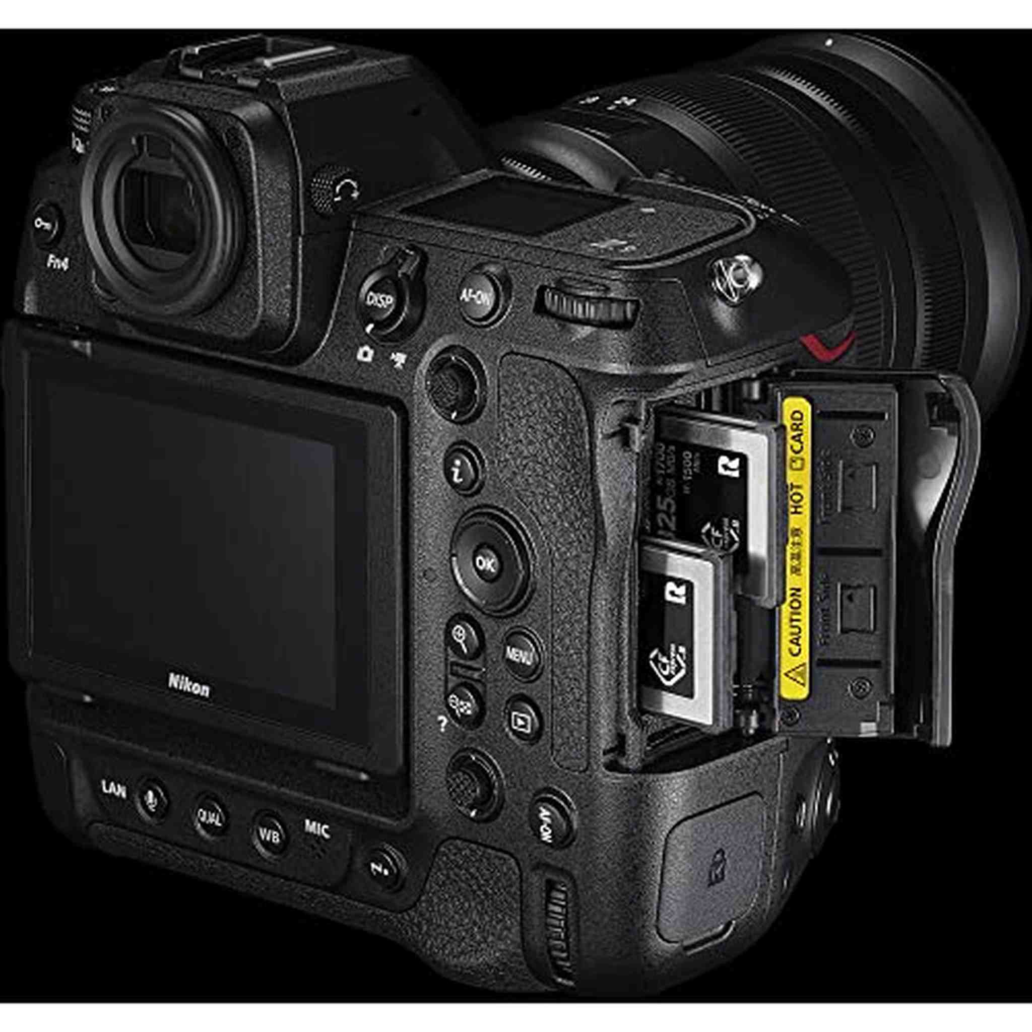 Nikon Z9 Mirrorless Camera with FTZ II Adapter 1669 + 32GB XQD Card INTL - Reconditioned Nikon