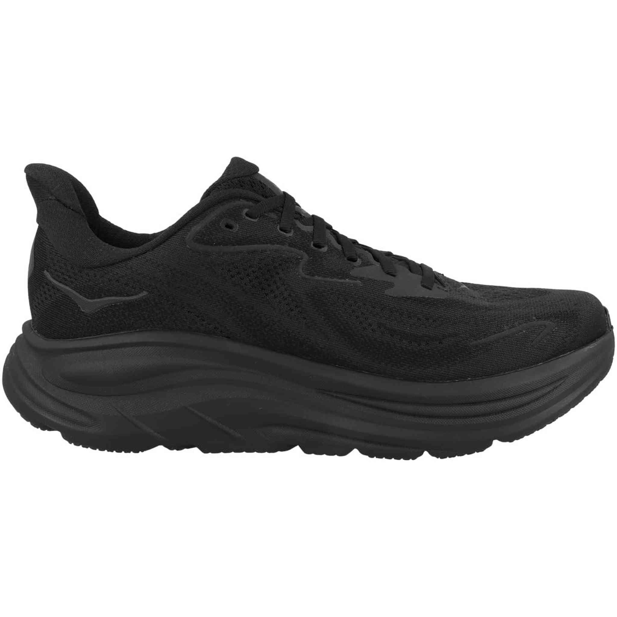 Hoka Men's Clifton 10 Sneaker, Black/Black, 11