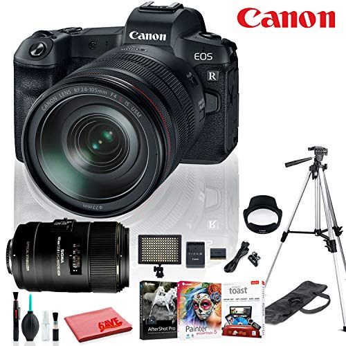 Canon EOS RP Mirrorless Digital Camera with RF 24-105 F4 L is USM Lens International Model Professional Bundle