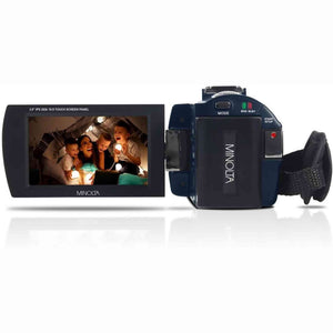 Minolta MN4K25NV 4K Ultra HD 30 MP Night Vision Camcorder Blue , MN4K25NV-W-BL