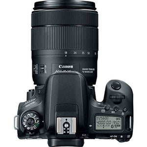 Canon EOS 77D DSLR Camera with 18-135mm Lens Bundle w/ 9 Piece Filter Kit + Bonus 10-18mm Lens International Model Canon