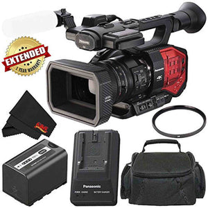 Panasonic AG-DVX200 4K Professional Camcorder with Four Thirds Sensor and Integrated 13x Leica Zoom Lens - Bronze Level Bundle Panasonic