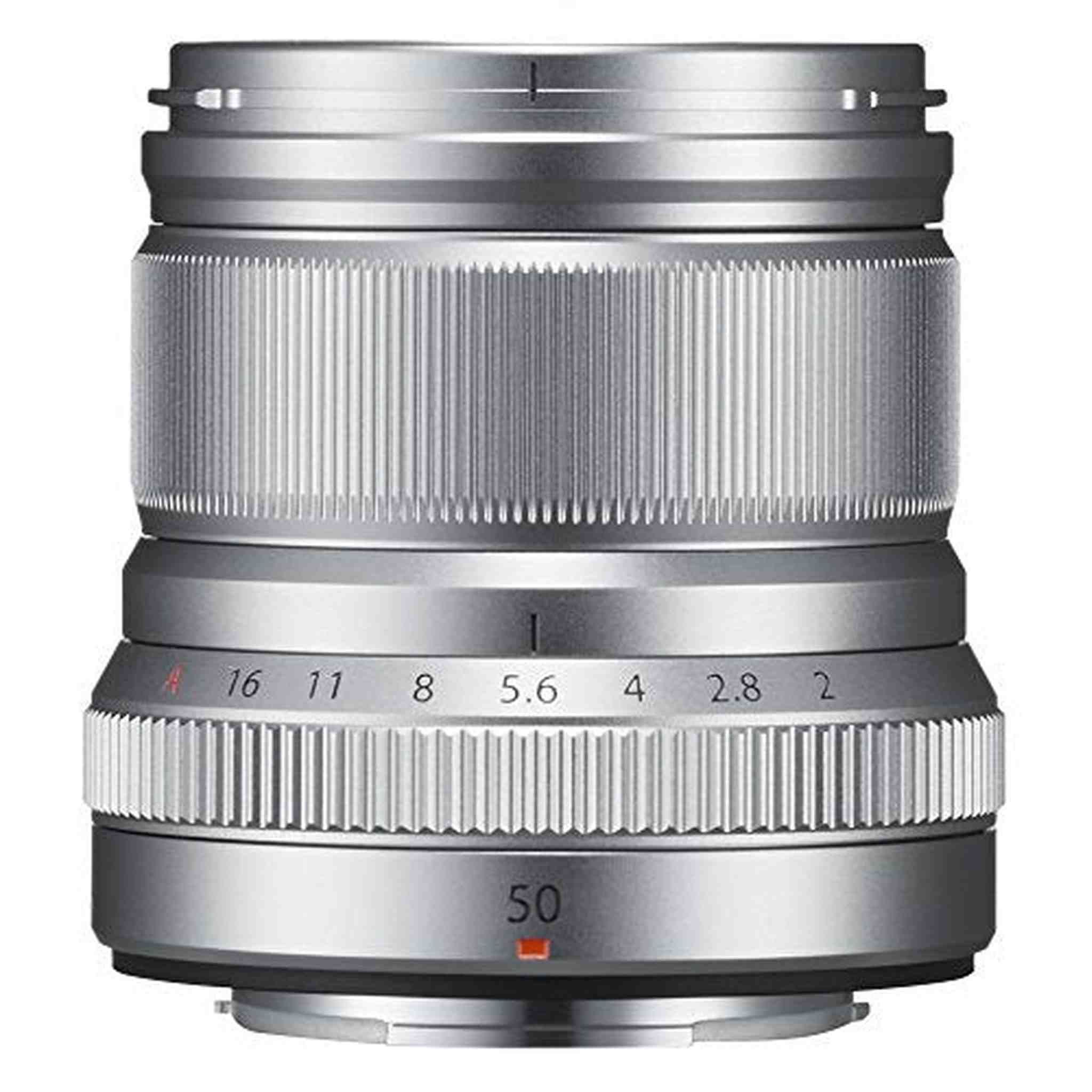 Fujinon XF50mmF2 R WR Lens - Silver