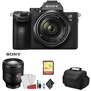 Sony Alpha a7 III Full Frame Mirrorless Digital Camera with 28-70mm Lens ILCE7M3K/B - Bundle Kit with Sony FE 85mm f/1.4 - Used Sony