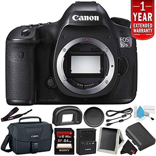 Canon EOS 5DS R Digital SLR Camera (Body Only)- Camera Bundle with 32GB Memory Card + More (International Version)