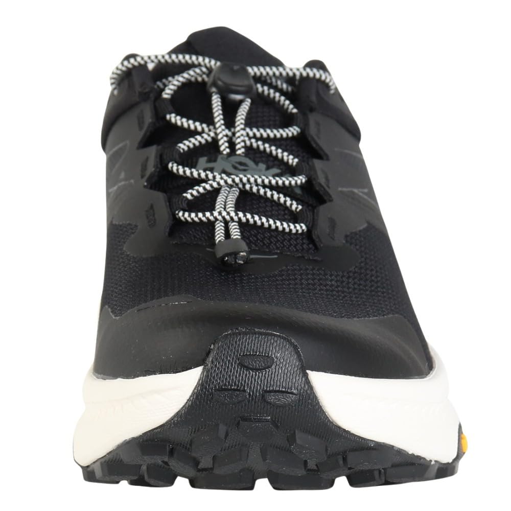 Hoka Men's Transport Sneaker, Black/Alabaster, 8