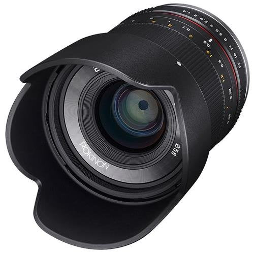 Rokinon RK21M-M 21mm F1.4 ED AS UMC High Speed Wide Angle Lens for Canon (Black)