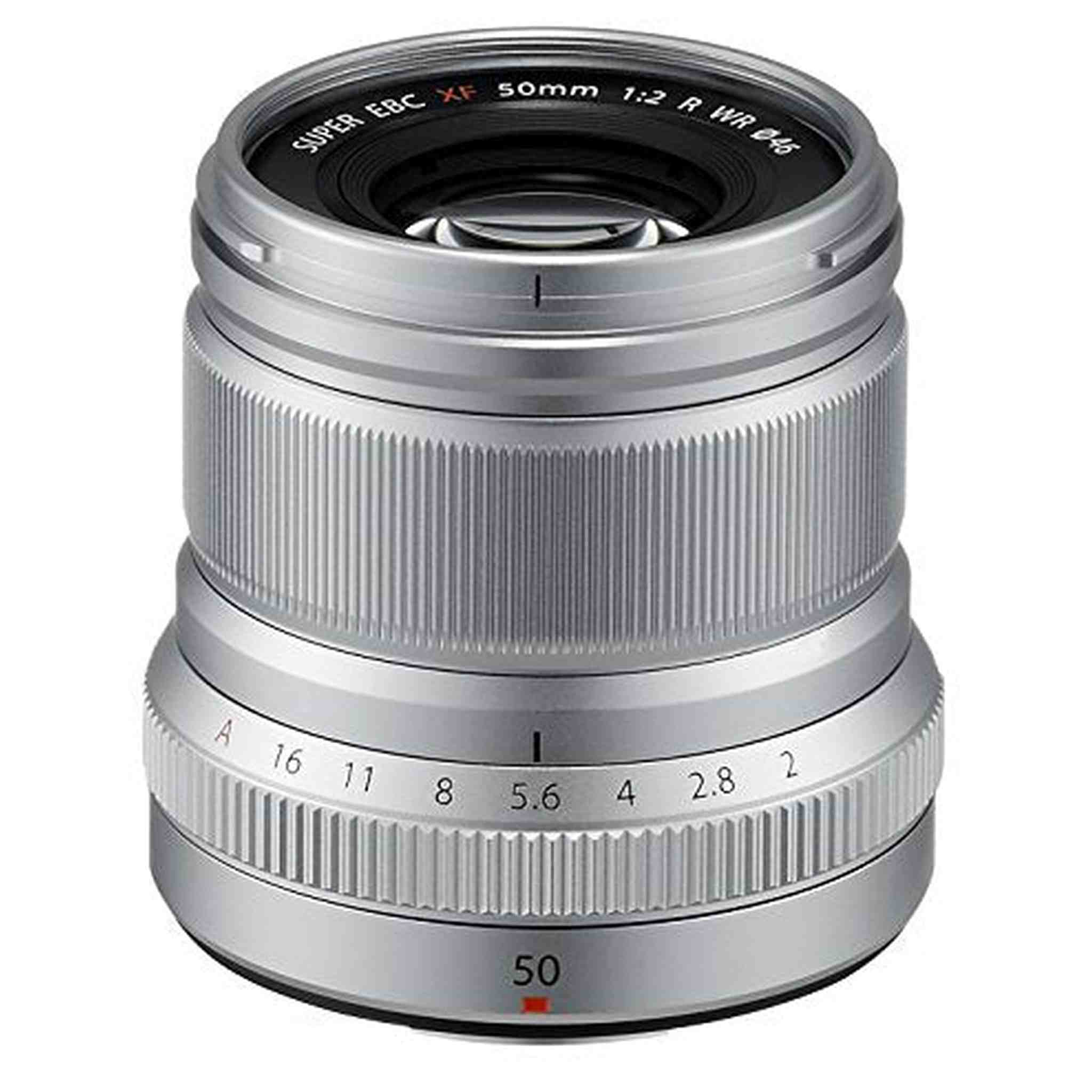 Fujinon XF50mmF2 R WR Lens - Silver
