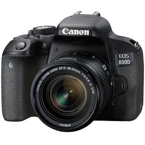 Canon EOS 800D Digital SLR with 18-55 is STM Lens Black International Version