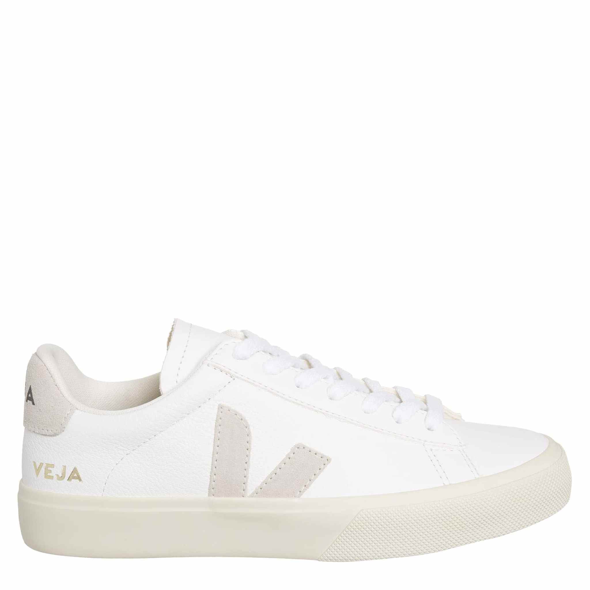 Veja Women's Campo Sneakers, Extra White/Natural Suede, 5 Medium US