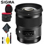 Sigma 50mm f/1.4 DG HSM Art Lens for Nikon F USA Deluxe Bundle
