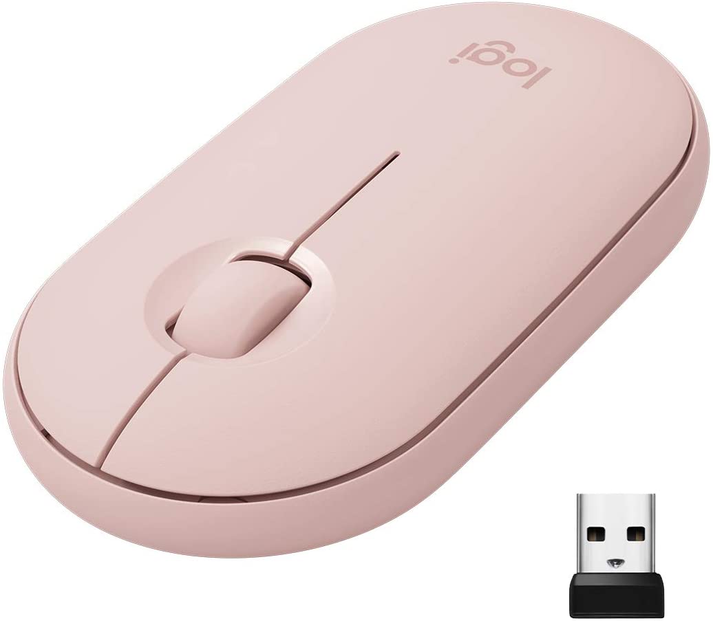 Logitech Pebble M350 Wireless Mouse (Pink Rose)
