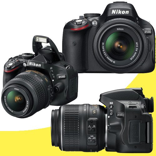 Nikon D5100 16.2MP CMOS Digital SLR Camera with 18-55mm f/3.5-5.6 AF-S DX VR Nikkor Zoom Lens + Nikon EN-EL14 + 16GB Deluxe Accessory Kit
